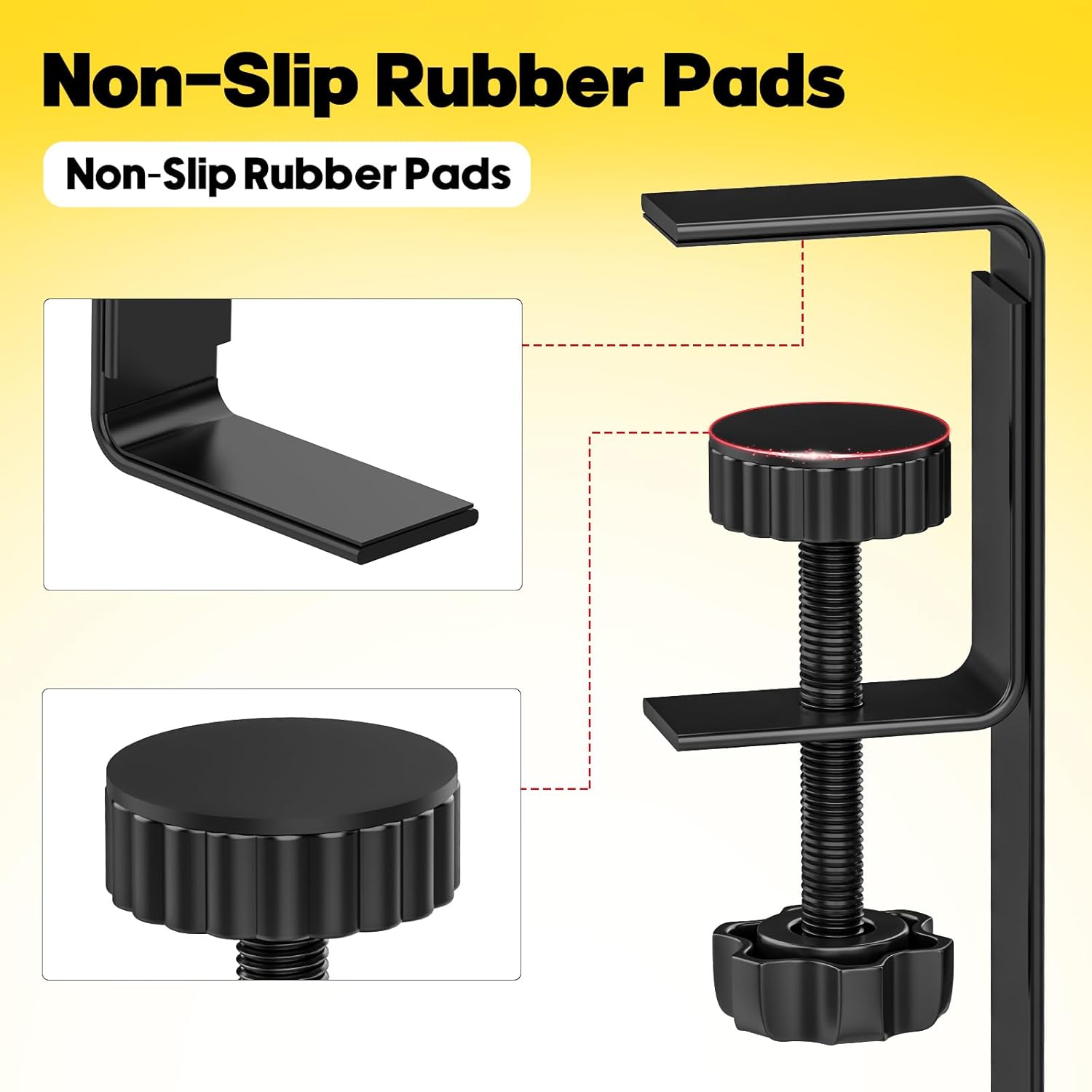 Under Desk Cable Management Tray, 15.1'', Black - Image 4