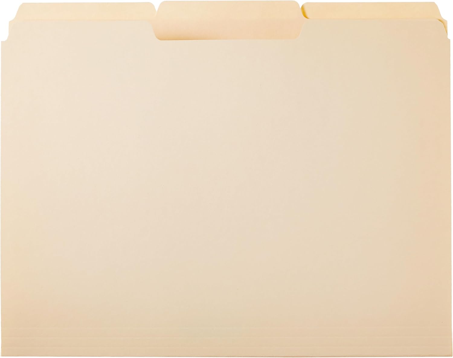 Reinforced Tab File Folders, Letter Size, 100-Pack - Image 2