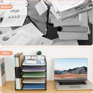 5-Tier Desktop Letter Organizer