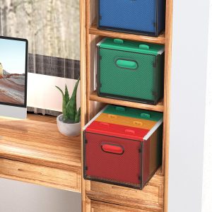 Mesh Hanging File Organizer, Letter Size Storage Box